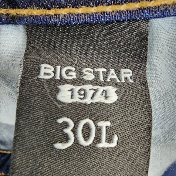 Big Star Women's Boot Cut Jeans - Dark Blue - Picture 11 of 12